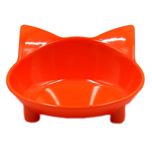 Cat Bowls, Anti-Slip Multi-Purpose Cat Food Bowl Pet Water Bowl Cat Feeding Bowl for Cats and Small Dogs (4 Colors) - color: 4 Colors