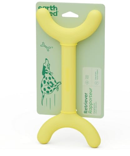 Retriever Dog Toy, Floating Yellow Fetch Stick Toy for Dogs - Natural Rubber & BPA-Free: Made from 85% Natural Rubber, TOSS & Catch: Lightweight and Durable for Endless Play Sessions