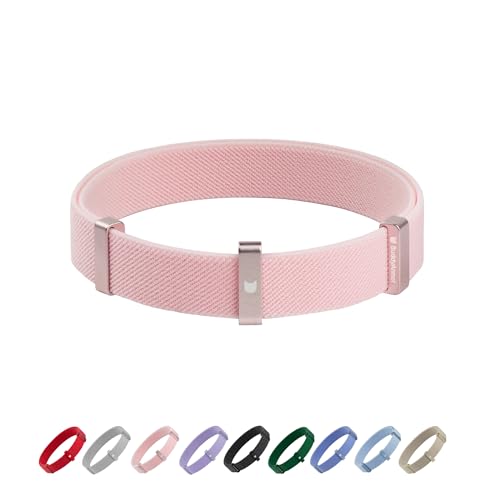 Safety Cat Collar - U.S. IDA Gold Awarding Design, Elastic Quick Release, Non Breakaway - Lightweight for Kitten, Neck Fit 7.8'-15.7' for All Small Large Cat,M(Blush Pink) - color: Blush Pink, size: M (7.8-15.7 inch)