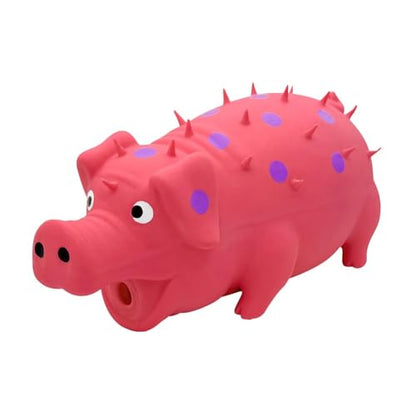 Gralara Squeaky Dog Toy Dog Chews Toy Accessory Entertainment Training for Aggressive Chewers Interactive for Small Large Breed Dogs, Pink - color: Pink