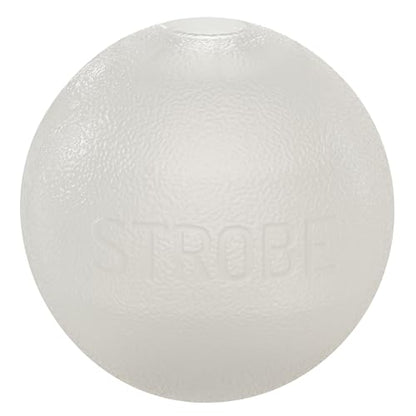 Outward Hound by Planet Dog Strobe Ball Glo Light Up LED Ball Dog Toy - color: Glow in the Dark Strobe Toy