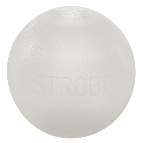 Outward Hound by Planet Dog Strobe Ball Glo Light Up LED Ball Dog Toy - color: Glow in the Dark Strobe Toy