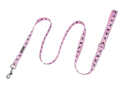 EcoBark Teacup Dog Leash - Soft & Reflective Toy Breed Leashes with Padded Handle - Strong & Durable - Training and Pulling for Tiny & Small Dogs (Baby Pink) - color: Baby Pink, size: 6 ft x 5/8 in - Thinnest Width