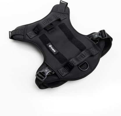 2026 New Edition, Fei & Eve MagEase Dog Harness - Instant Magnetic Buckle | 3-Point No-Pull Control | Heavy-Duty 900D Nylon | Dual Safety Handles | Breathable Mesh | Adjustable Fit | Medium,Black - color: Black, size: M