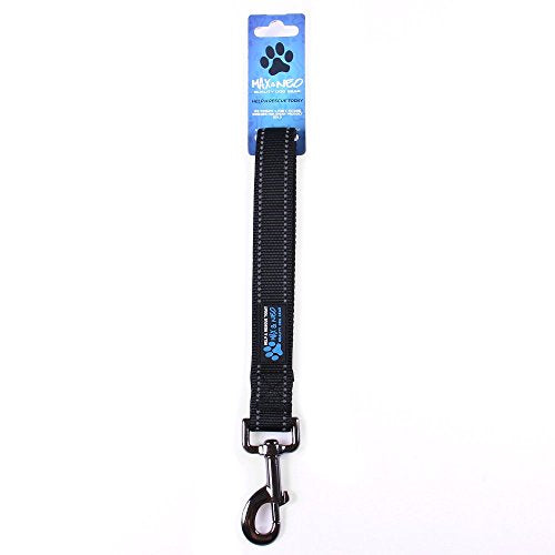Max and Neo Short Traffic Leash 10" - We Donate One for One a Dog Rescue for Every Leash Sold (Purple) - color: PURPLE