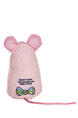 FUZZU Sweet Baby Mice Cat Toy | Cat Toy Catnip | Interactive Cat Toy | Stimulating Cat Toy | Organic Catnip | Pink - style: Cupcake