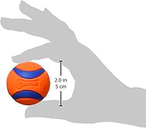 Chuckit! Dog Fetch Toy Ultra Ball Durable Rubber Fits Launcher Small 4 Balls