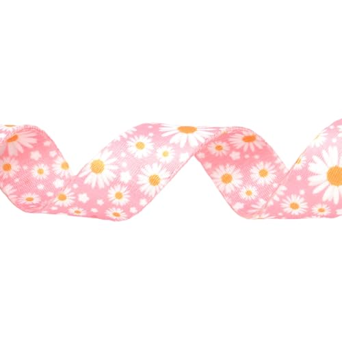 Martingale Collar，Stainless Steel Chain Martingale Collar for Dogs, No Pull Slip Cinch Choker Choke Heavy Duty Dog Collar - color: Pink Daisy, size: XL(Neck22-28")