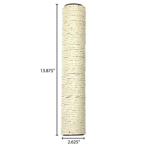 Kitty City Cat Furniture Accessories Cat Scratching Post Replacement and Only Compatible with Kitty City Playsets - color: E) 3-Pack Scratching Posts