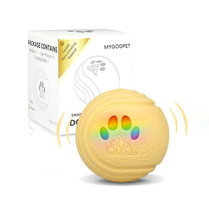 [2026 Latest Smart Dog Balls, Interactive Dog Toys, 4 Movement Modes, Durable TPU Material, Motion Activated Automatic Moving Rolling Ball for Small/Medium/Large Dogs
