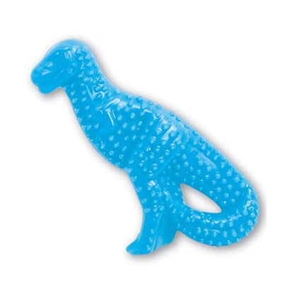 Nylabone Dental Dinosaur Puppy Power Chew Toy, Soothing Puppy Teething Bone, Enrichment Toy for Puppies, Chicken Flavor, Small Dogs - Up to 25 lbs., 1 Count - color: Dinosaur