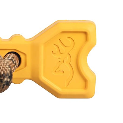 Browning Pet Training Tools, Durable Dog Toys for Tug and Fetch, Bone Tugger Toy (Browning Gold), One Size - color: Bone Tugger Toy (Browning Gold)