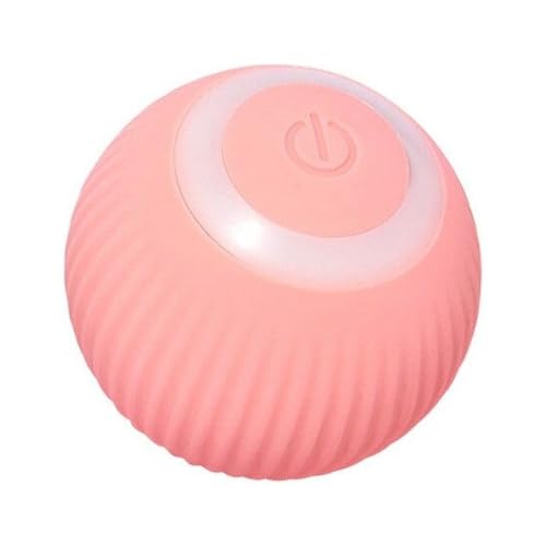Wloom Cat Ball - Interactive, Self-Moving, Automatic Rolling Toy for Indoor Playing, Stimulates Hunting Instinct in Your Kitty (Pink) - color: pink