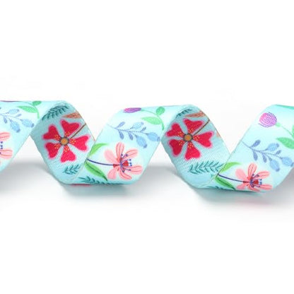 Personalized Custom Customized Silent No Jingle Dog Collar with Engraved ID Dog Name Phone Number/Dog Collars for Puppy X-Small Small Medium Large X-Large Boy Girl Dogs-Blue Flower-XS - color: 12 Blue Flower, size: X-Small (0.6" *7.8"-11.8")