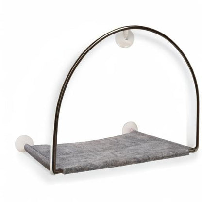 Cloud Nine Window Cat Hammock by Tuft & Paw, Designed for Strength with 3 Suction Cup 30 lb Weight Support, Beds for Indoor Cats