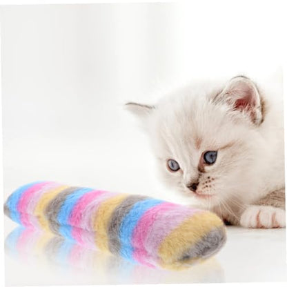 ORFOFE 3pcs Catnip Plush Pillow Shape Kitten Teething Interactive Indoor Catnip for Cats