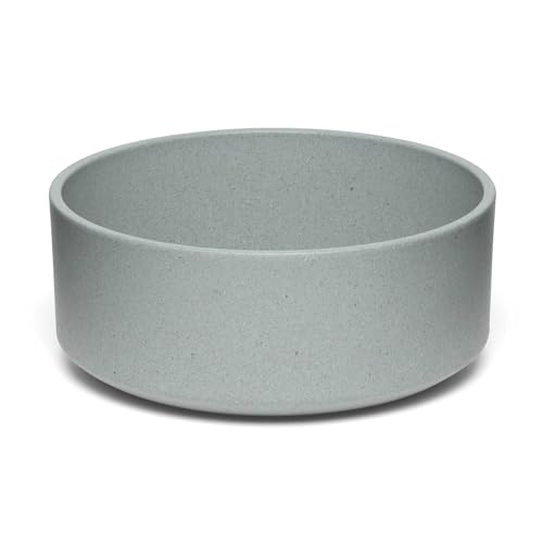 Loving Pets - Dolce Bamboo - Eco-Friendly Pet Bowls & Dishes for Dog, Cats, Puppy Food and Water Dish -Sustainable and Dishwasher Safe, Made with Real Bamboo (Large, Slate-Grey) - color: Slate Grey, size: Large Dish