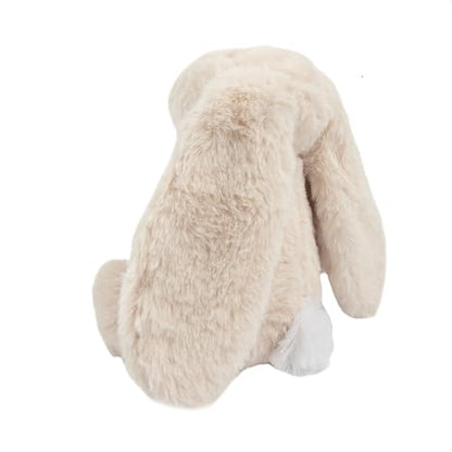 Best Pet Supplies Interactive Squeaky Dog Chew Toy, Ideal Dog Toys for Chewers, Small, Medium & Large Dogs, and Fetch Lovers - Bunny (Beige), Large - color: Bunny (Beige), size: Large