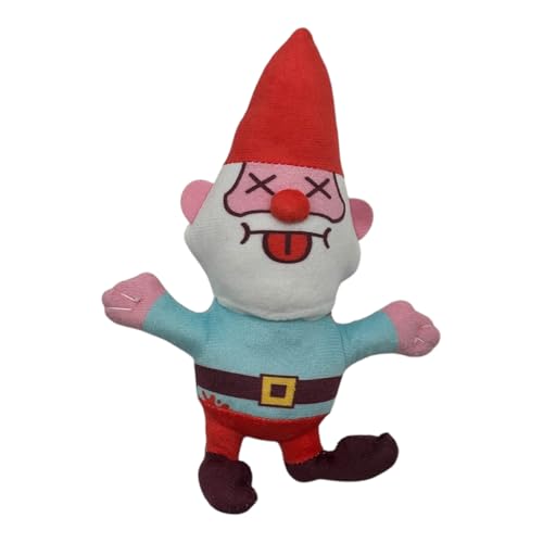 Crazy Dog T-Shirts Funny Gnome Catnip Toy for Cats – Sarcastic Christmas Gnome Design – Soft Plush Kicker for Indoor Play – Stuffed Holiday Novelty for Feline Fun - color: Gnome