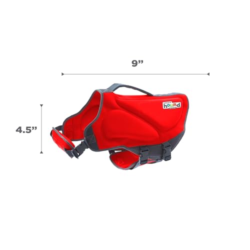 Outward Hound Dawson Swim Red Dog Life Jacket, XS - color: Red, size: X-Small (Chest Girth: 11"-15")