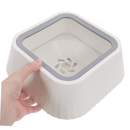 Spill Floating Pet Water Bowl Splash Cat Dog Feeder Durable Plastic Design for Drinking for Small Pets Effortless Hydration