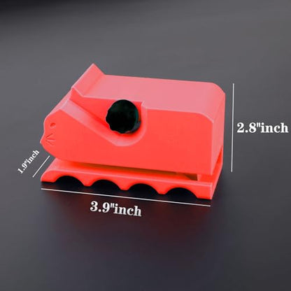 Cardboard Cutter for Cat Scratchers with 10pcs Blade,3D Printed Card Board Cutter Kids DIY Cat Scratchers Cardboard Strip Tool Machine for Cat Lovers (Red) - color: Red