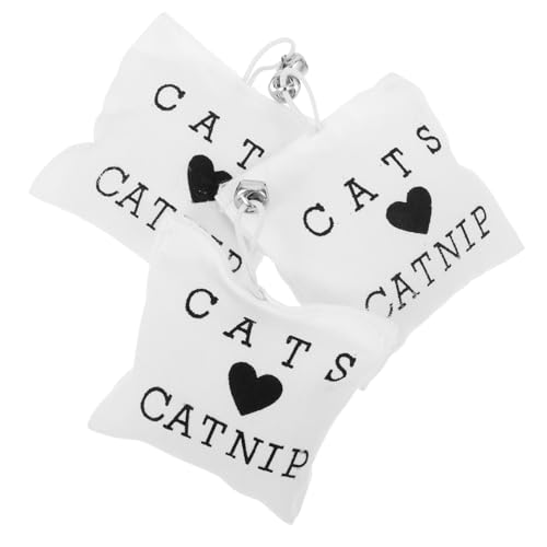 SHINEOFI 3pcs Catnip Toys for Indoor Cat Toys Scratch-Resistant Sack with Premium Catnip Refill Healthy Material Interactive Cat for Active Play Random Style