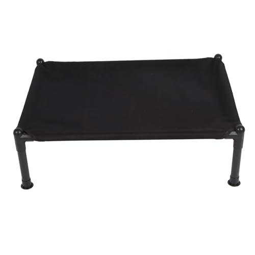 Asixxsix Elevated Dog Bed, Cooling Airflow Quick Assembly Raised Dog Cot Bed, with Oxford Fabric Steel Frame for Outdoor Indoor Camping Parks Backyard (L 150x100cm / 59.06x39.37in) - size: L 150x100cm / 59.06x39.37in