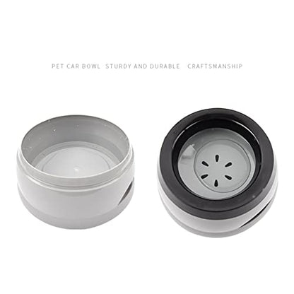 Dog Bowl Pet Water Non-Drip Slow Feeders Cats Dispenser 25oz for Travel Cats Dog Dispenser for Vehicle Car Travel for Crates - color: B