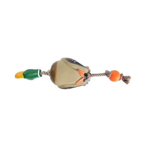 Browning Pet Training Tools, Durable Dog Toys for Tug and Fetch, Rubber Duck Rope, One Size - color: Rubber Duck Rope