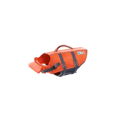 Outward Hound Granby Splash Orange Dog Life Jacket, XS - color: Orange, size: X-Small (Chest Girth: 11"-15")