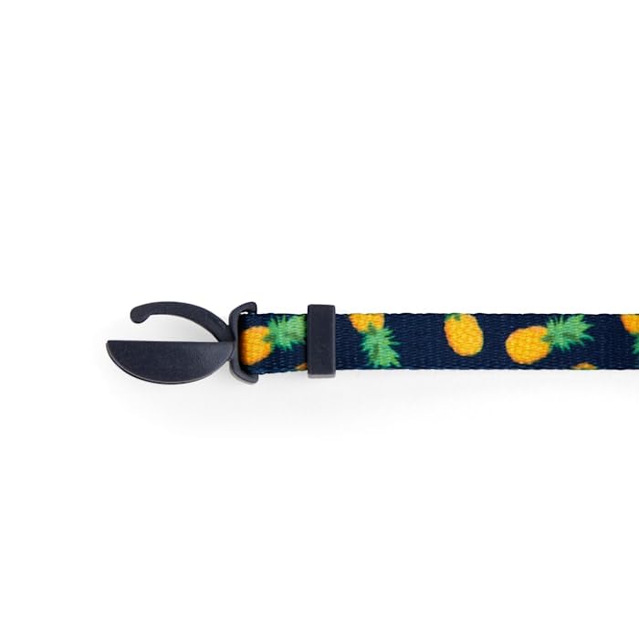 YOULY by Petco Navy Pineapple Print Breakaway Bow Tie Cat Collar Small/Medium