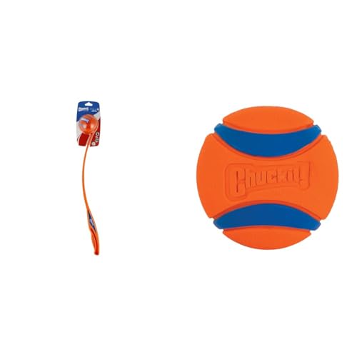 Chuckit! Sport 26L Dog Ball Launcher, 26" Length, Includes Large Ball (3") for Dogs 60-100 Pounds