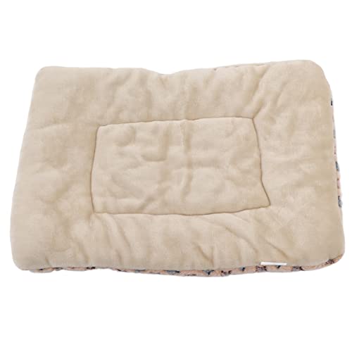 Warm Dog Blanket for Winter | Soft Flannel & Fleece Pet Bed Mat | Cozy Sleeping Blanket for Dogs/Cats/Small Pets | Machine Washable, Portable (L Size 70 * 55CM) - size: L size 70*55CM