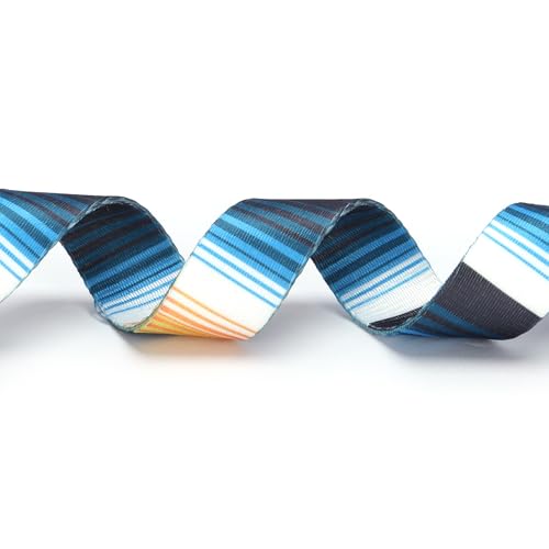 Personalized Custom Customized Silent No Jingle Dog Collar with Engraved ID Dog Name Phone Number/Dog Collars for Puppy X-Small Small Medium Large X-Large Boy Girl Dogs-Blue Stripe-S - color: 10 Blue Stripe, size: Small (0.6" * 10"-15.3")