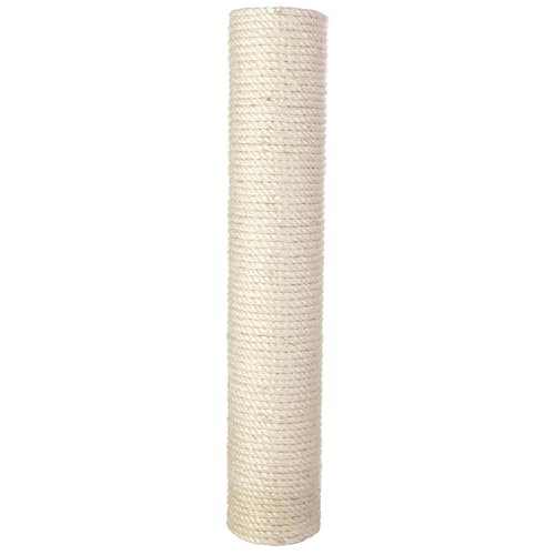 TRIXIE Replacement Sisal Post for Cat Scratching Posts, Backup Scratcher for Indoor Cat Furniture, Trees and Towers, 3.5 in x 19.7 in (9 cm x 50 cm) - size: 3.5 in x 19.7 in (9 x 50 cm)