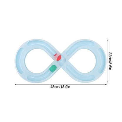 Cat Toys, Cat Tray Toys Kitten Turntable Figure 8 Shaped Cat Turntable Track Ball Toy, Interesting Turntable Kitten Ball Track Toy for Pet Cat Interactive Entertainment