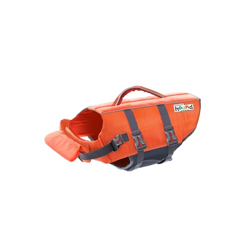 Outward Hound Granby Splash Orange Dog Life Jacket, Small - color: Orange, size: Small (Chest Girth: 16"-20")