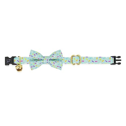 Ultra Joys Breakaway Cat Collar - Boy & Girl Kittens - Bell & Bowtie Birthday Small - color: Birthday-Whole Set, size: Small