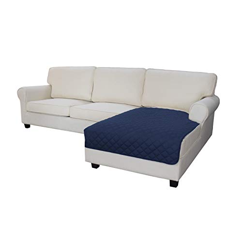 Easy-Going Sectional Couch Covers for Dogs L Shape Sofa Cover Reversible Sofa Slipcover Chaise Lounge Cover Furniture Protector Cover for Pets Dog Cat (42 x 52 inches, Navy/Navy) - color: Navy/Navy, size: 42" x 52"