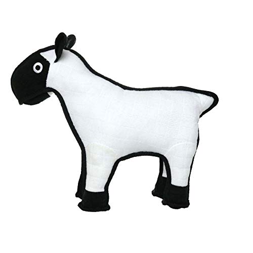 TUFFY World’s Tuffest Soft Dog Toy – Barnyard Series, Sheep, Large - color: Sheep, size: Large