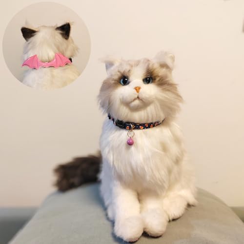 2 Pack Breakaway cat Collars with Bell,Safety Quick Release Pendant Cute Kitten Collar,Adjustable 20-30cm (Candy, 20-30cm) - color: Candy