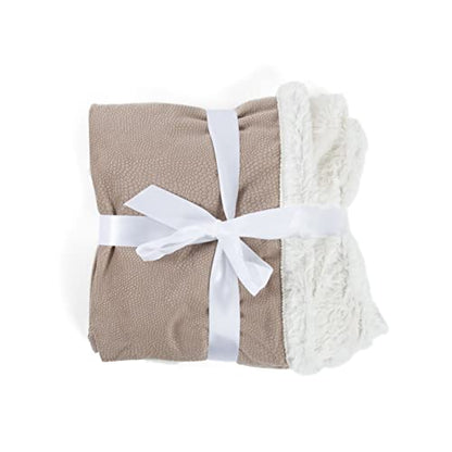 Best Friends by Sheri Premium Self-Warming Ilan Microfiber Faux Fur Pet Throw Blanket 40x50 in Wheat - color: Wheat