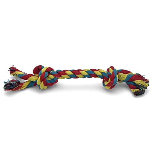 Knotted Rope Chew Toy for Small Dogs - Medium Size 8" - size: Medium