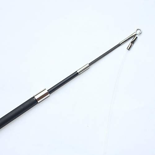 Fosrion Real Raccoon Tail Fur Cat Bites Toy with Three Section Retractable Carbon Fiber Rod (Raccoon, Tail & Fishing Rod) - color: Raccoon