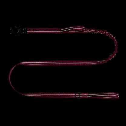 ICEFANG Tactical Dog Leash,K9 Training Walking Bungee Lead with 2 Control Handle,Heavy Duty Quick Release Metal Clasp,for Medium Large Breed (Reflective Rose, 6 FT) - color: Rose, size: 6 FT