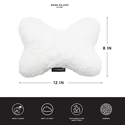 Juicy Couture Turquoise Blue Dog Blanket with Sherpa Bone Shaped Pillow - Plush Puppy Throw, Breathable, Lightweight, Machine Washable, Cat Blanket for Small, Medium & Large Pets - color: Turquoise Blue Scottie Hearts