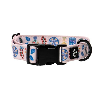 Lucy & Co. Dolce Vita Dog Collar, Adjustable Durable Dog Collar with Cute Print, Small - color: Dolce Vita, size: Small