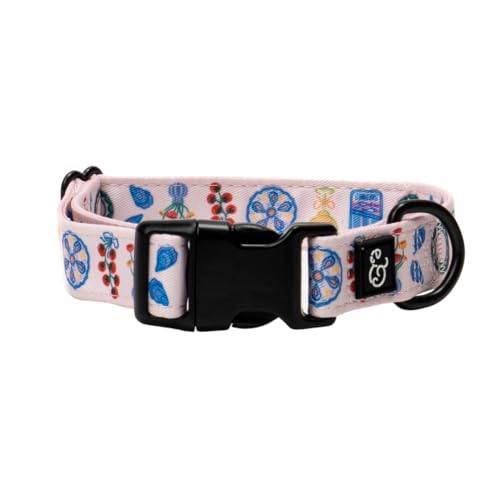 Lucy & Co. Dolce Vita Dog Collar, Adjustable Durable Dog Collar with Cute Print, Small - color: Dolce Vita, size: Small