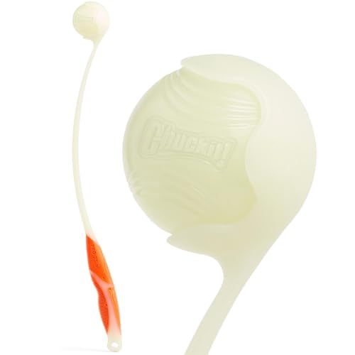 Chuckit! Pro Fetch Toy Dog Ball Launcher For Dogs; Compatible With Any Medium Chuckit! Medium Size 25 Inch + Glow Ball - size: 25in